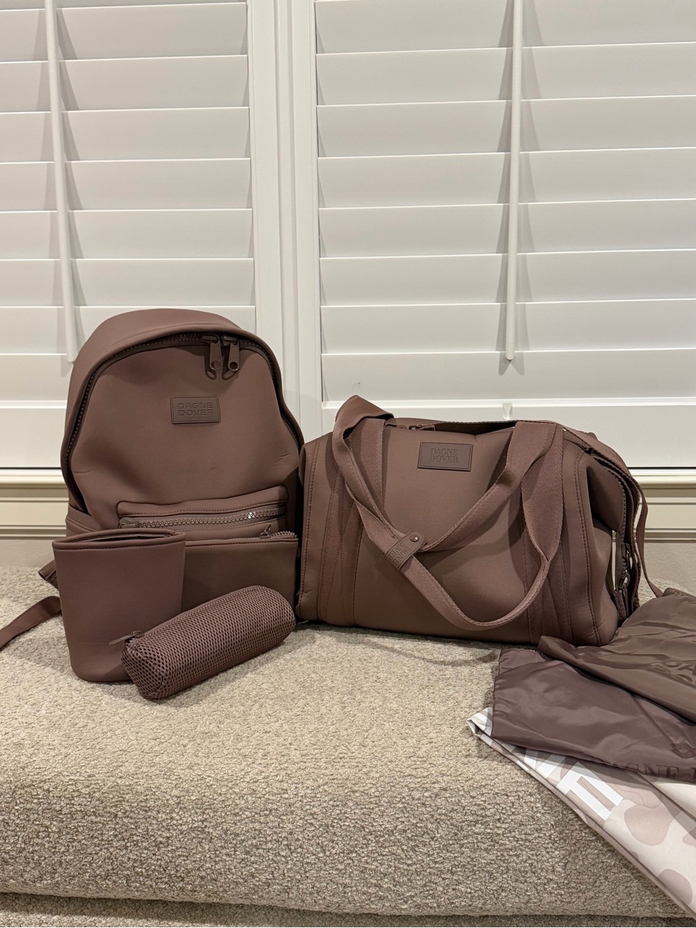 Dagne Dover Backpack + Duffle set